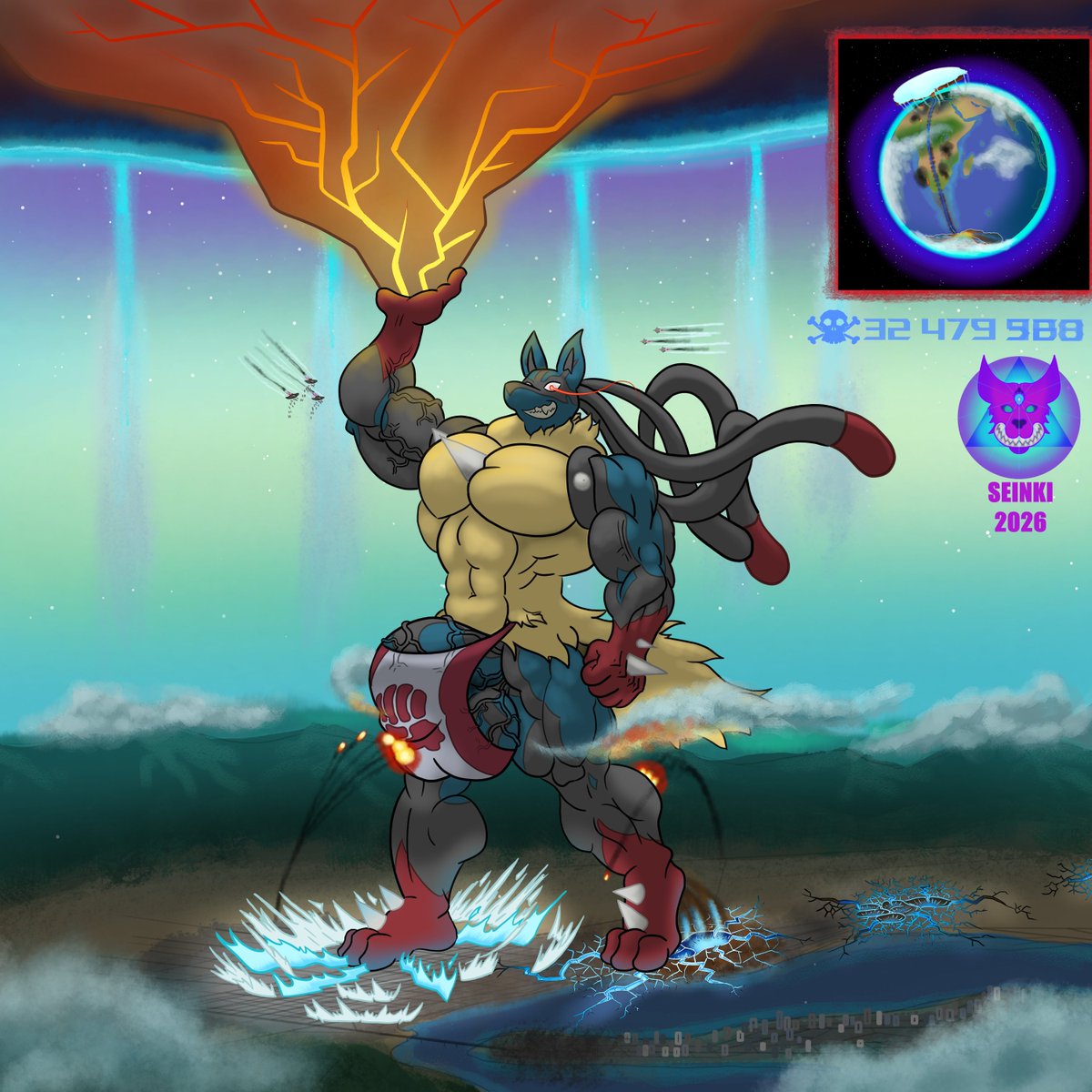 My contribution to #macromarch
Had fun drawing a mega lucario (not a femboy for a change) and this little story was nice too >:3
hope you like it too
Be sure to check out my FA, got a short story for this there too
#macro #furry #micro #muscleart #musclefurry #sizetwtter