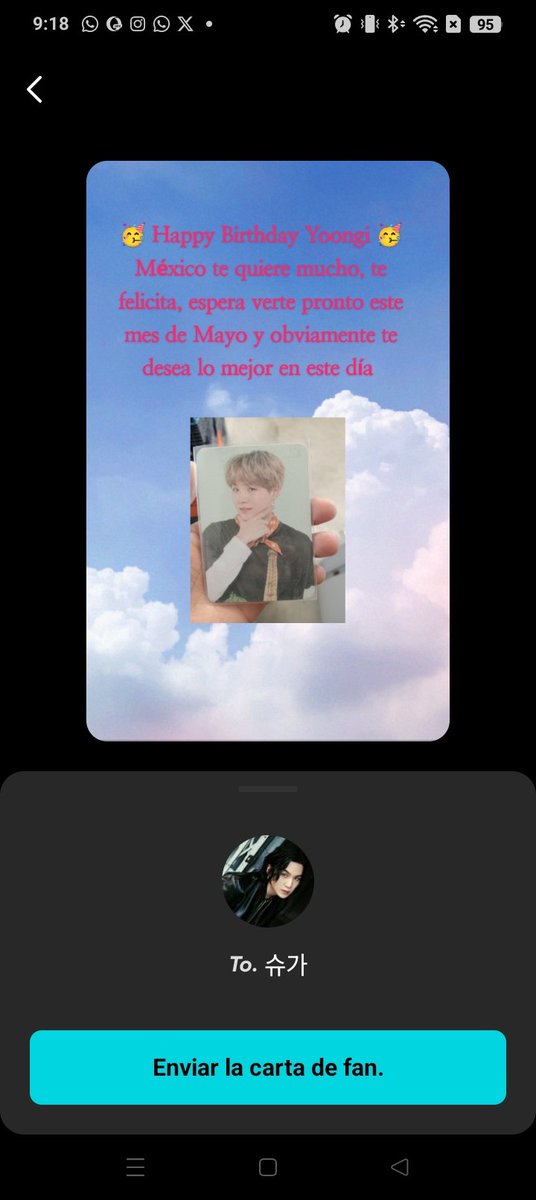 Cesarin_Merry's tweet photo. ya lo felicitaron??
#HappyBirthdaySUGA
#YoongiDay #YoongiBirthdayCountdown #SUGA https://t.co/PYLwUVrQWN
