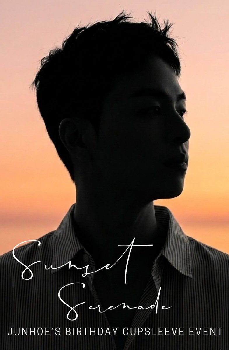 🌄🎶 𝚂𝚄𝙽𝚂𝙴𝚃 𝚂𝙴𝚁𝙴𝙽𝙰𝙳𝙴: 𝙹𝚄𝙽𝙷𝙾𝙴'𝚂 𝙱𝙸𝚁𝚃𝙷𝙳𝙰𝚈 𝙲𝚄𝙿𝚂𝙻𝙴𝙴𝚅𝙴 𝙴𝚅𝙴𝙽𝚃 🌄🎶

Let’s celebrate Junhoe's birthday with a warm and heartfelt gathering inspired by golden skies.

REGISTRATION LINK: forms.gle/HyHmkpDohA2fWB…

See you! 

#iKON #JUNHOE #JU_NE