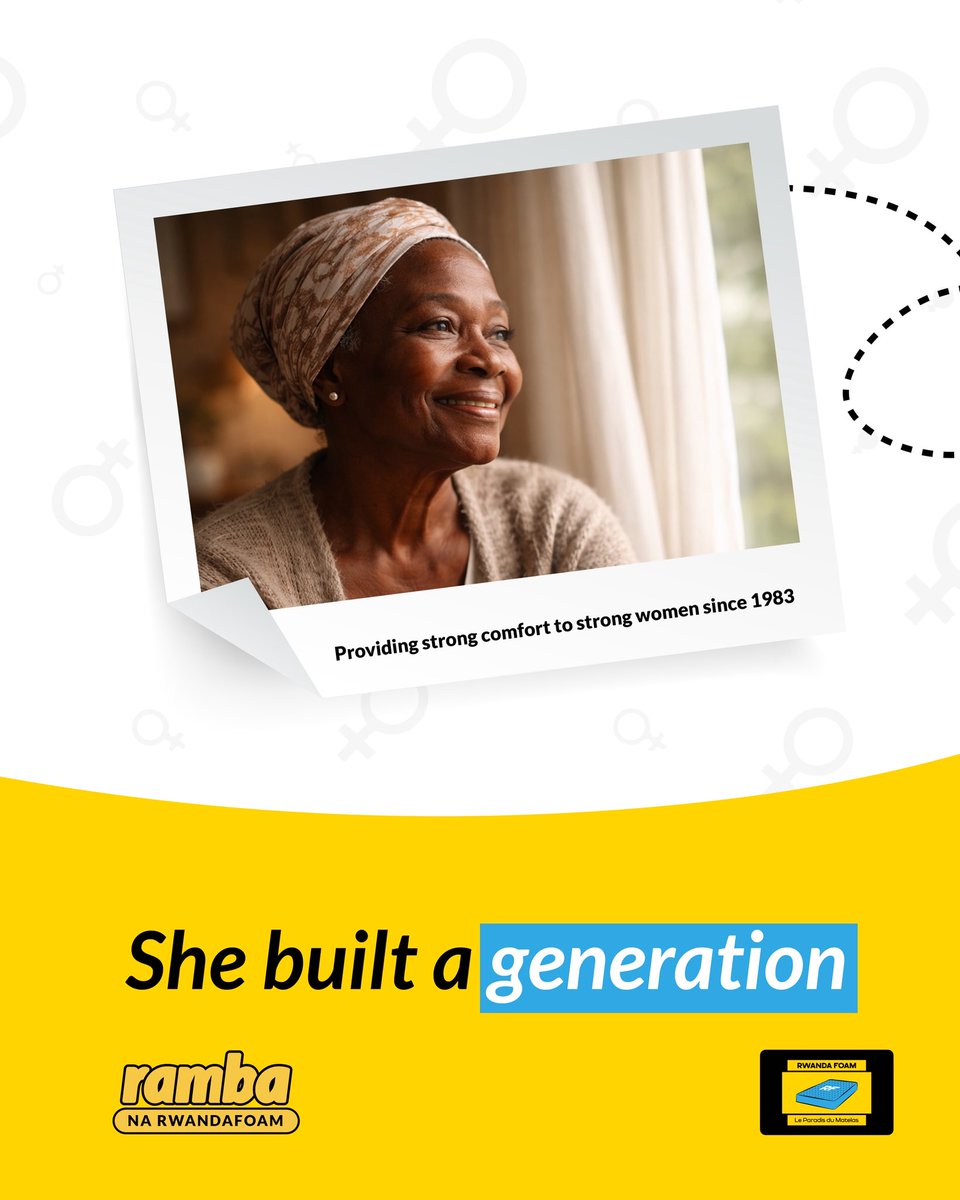 RWANDAFOAM's tweet photo. For over 40 years, RwandaFoam has been proud to stand behind the women who shape our homes, communities and future.

Happy #IWD2026 to every amazing woman! https://t.co/FgxtaPLu4w