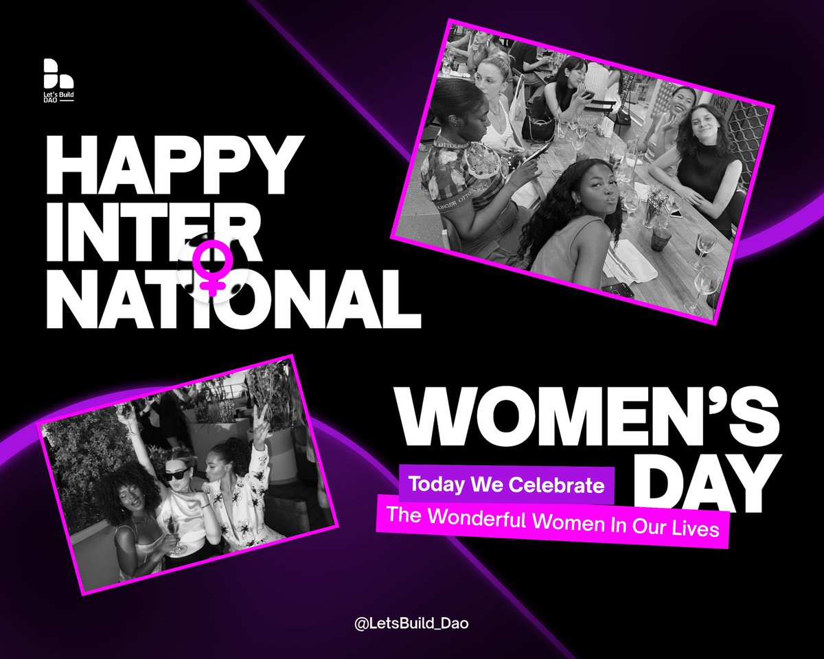 Happy International Women’s Day

Today we celebrate the incredible women shaping our community, builders, leaders, innovators, and changemakers.

Your strength, ideas, and impact continue to move the Web3 ecosystem forward. 

#InternationalWomensDay #WomenInWeb3
