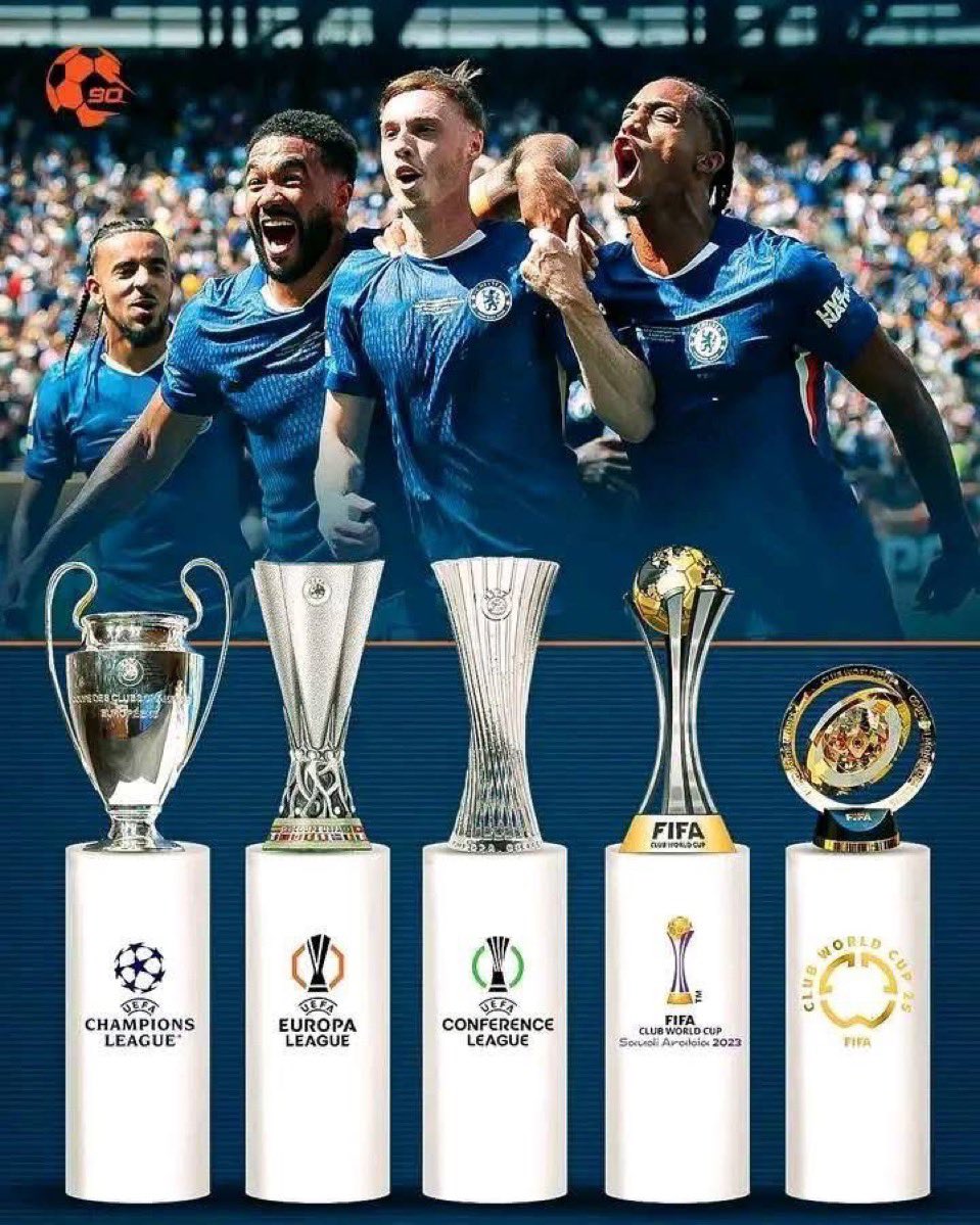 Repost if your team has won all 5.