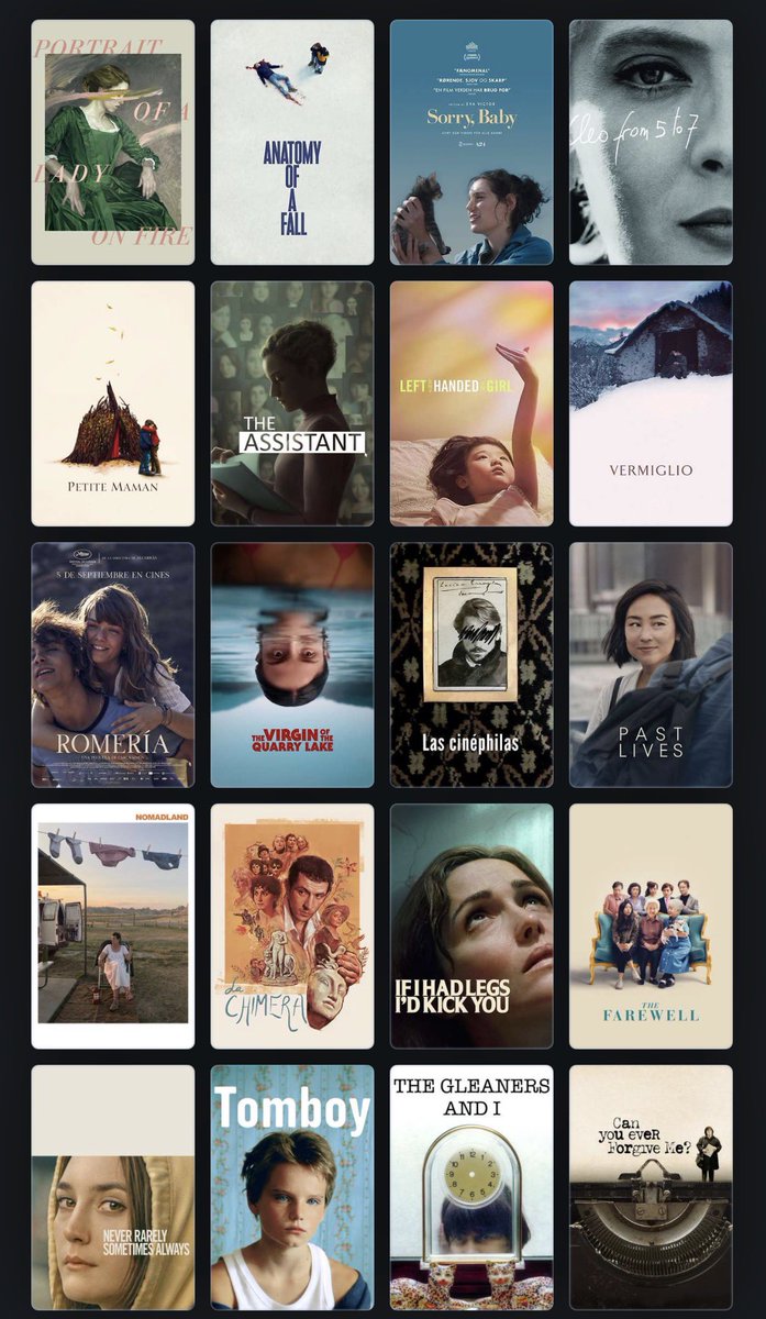 julietagreco's tweet photo. Elegí 100 grandes películas dirigidas por minas: https://t.co/fln4OFzORW https://t.co/aZUSWDsjAZ