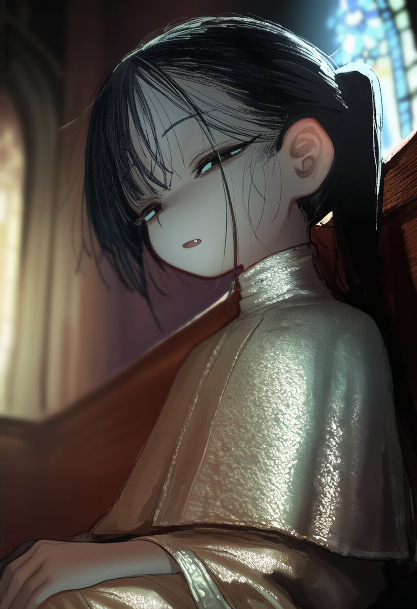 信徒ちゃん
#AIillustration #AIイラスト #OC #originalcharacterart  #NovelAI #AIart