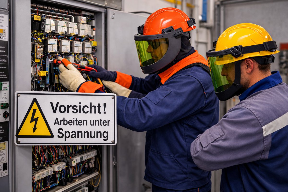 TechnikonA's tweet photo. Arbeiten unter Spannung (AuS) gehört zu den anspruchsvollsten Aufgaben für Elektrofachkräfte.
Unser Lehrgang vermittelt, wie Arbeiten an spannungsführenden Anlagen durchgeführt werden.
Praxisteil Inhouse möglich.
https://t.co/6mD5PTczMp
#ArbeitenUnterSpannung  #Elektrofachkraft https://t.co/ctTrtlESEL
