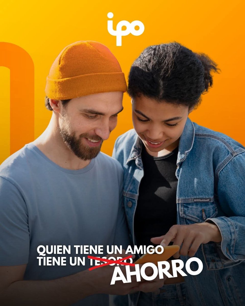 IPONetworks's tweet photo. Quien tiene un amigo... tiene un ahorro.
Recomienda IPO y a paga menos por cada amigo que traigas a IPO.

📞 Llama GRATIS al 900 899 990
🌐 https://t.co/a5jBAOodH7

#movil #INTERNET #telefonia #FibraOpticaHogar https://t.co/iDBup3kIYi
