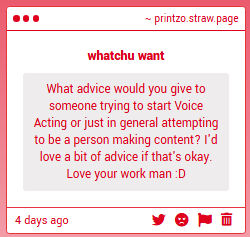 - AWW THIS IS SO CUTE
-  I like cats more
- Definitely Father or Easter Bunny
- I suggest starting out with your own content creation, like uploading comic dubs and voiceovers! :-D