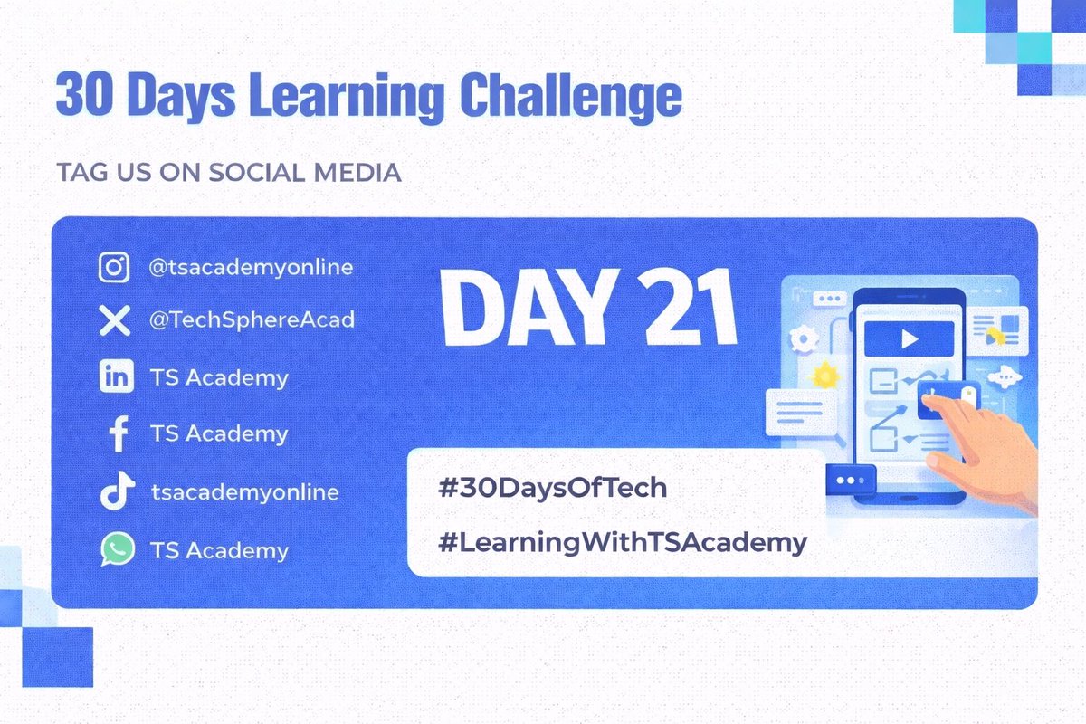 Useeyh_Ms's tweet photo. Day 21 of my 30 Days Learning Challenge 🚀 @TechSphereAcad 

Today’s self-learning focused on Prototyping in UX Design.

Prototyping allows designers to turn wireframes into interactive designs that simulate how a product will actually work before development begins. https://t.co/tOujFJ8j8P