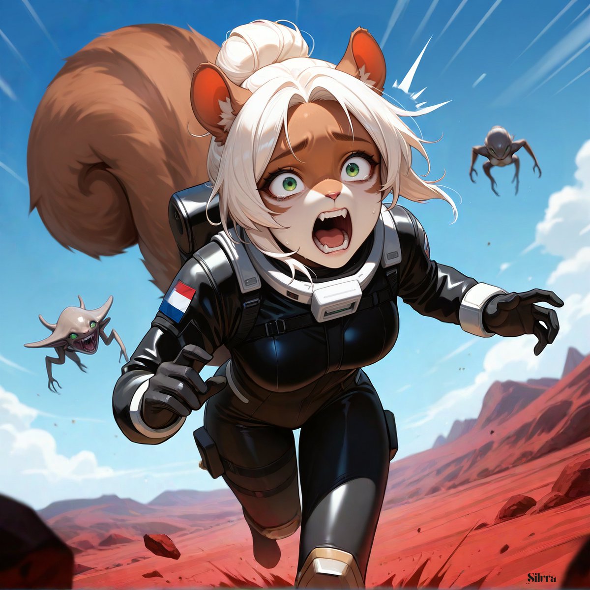 QT: #redcolonychallenge

Congrats on the 500Followers - Keep it going!!! 🤎

Pixel: Houston, we have a problem, this VR is way to real! 👾