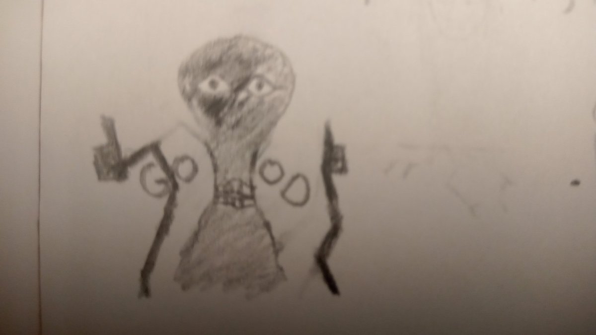 Even_Bigger_Rat's tweet photo. @reezeronixX2 The pose is evil. I am not. For example: there is evil thing doing good pose. Vise versa https://t.co/komzybq6Sc