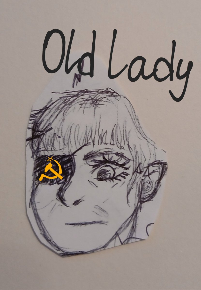 Happy woman's day.
Soviet as a lady.
This is an old drawing.