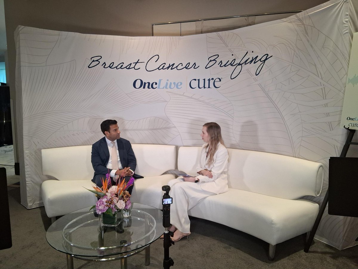 OncLive's tweet photo. Another highlight from #MBCC26: @SaraNunneryMD's conversation with @Neil_Iyengar for the upcoming Breast Cancer Briefing podcast! Can't wait for the series to launch? Neither can we. In the meantime, check out the rest of our #bcsm coverage from the meeting! #Oncology
https://t.co/m4pl0R5c7K