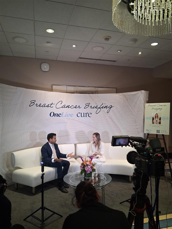 OncLive's tweet photo. Another highlight from #MBCC26: @SaraNunneryMD's conversation with @Neil_Iyengar for the upcoming Breast Cancer Briefing podcast! Can't wait for the series to launch? Neither can we. In the meantime, check out the rest of our #bcsm coverage from the meeting! #Oncology
https://t.co/m4pl0R5c7K