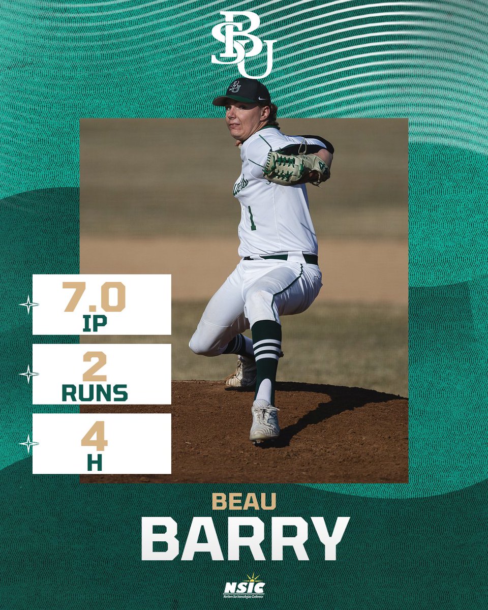 BSUBeaversBase's tweet photo. Beau Barry dominates in game 3 against the Wolves!

#GoBeavers #BeaverTerritory https://t.co/evoxZYiOhP