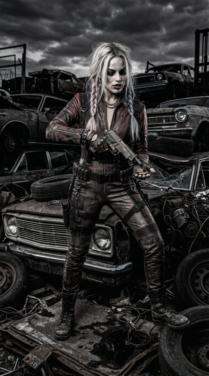 NordenNokterion's tweet image. Gotham Gutter Gospel 2.0 The Ballad of Harley and the Golden Bullet v.1 Not Enough
#HarleyQuinn #AvantGarde #Brutalism #Dystopian #Editorial #Expressionism #Fashion #HyperRealism #Industrial #Military #NeoNoir #Nihilism #PostApocalyptic #AIart #Photoshop