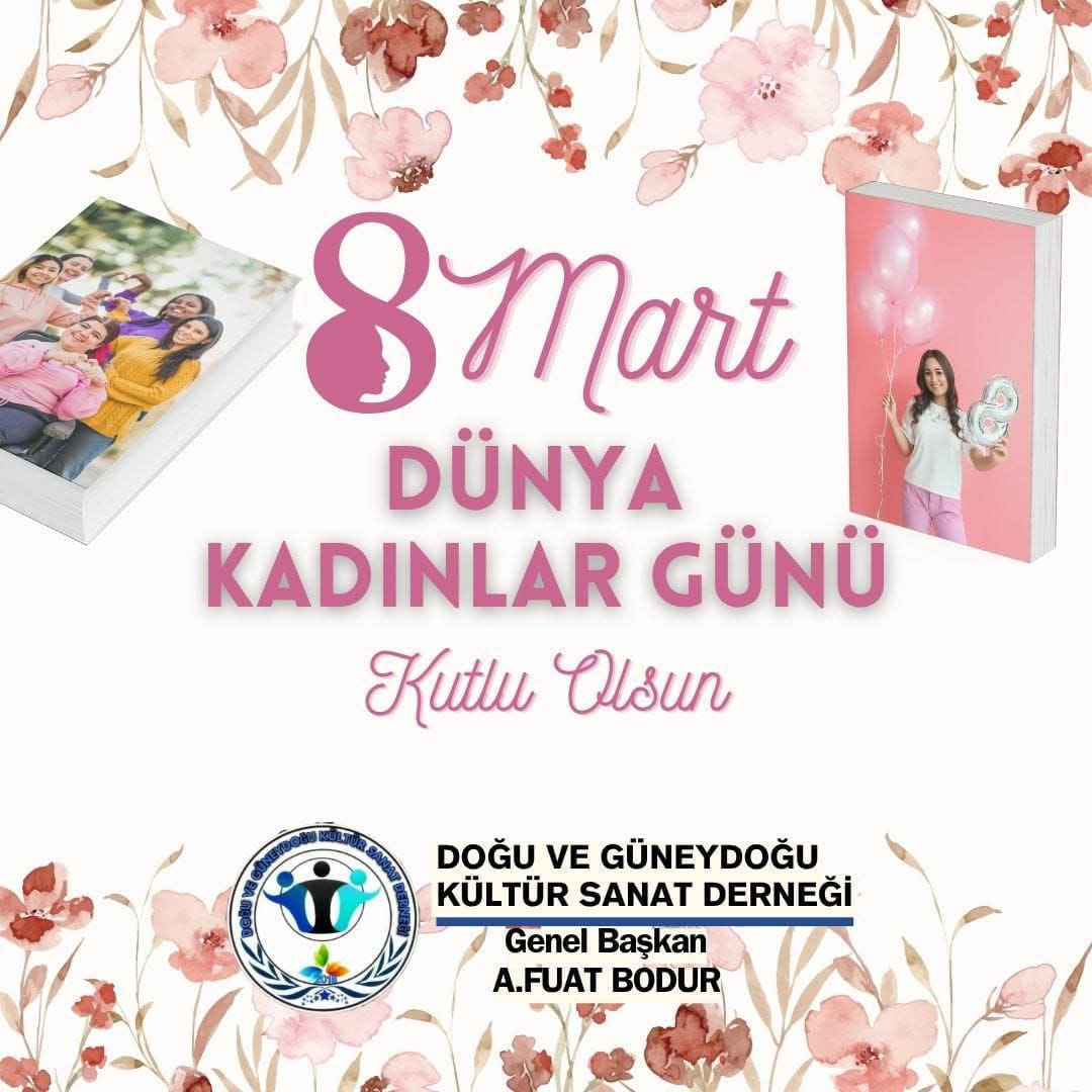 Hayatın her alanında emekleri, fedakârlıkları ve güçlü duruşlarıyla topluma değer katan başta annelerimiz olmak üzere tüm kadınların 8 Mart Dünya Kadınlar Günü’nü kutluyor; sağlık, huzur ve başarı dolu bir hayat diliyorum. 🌸