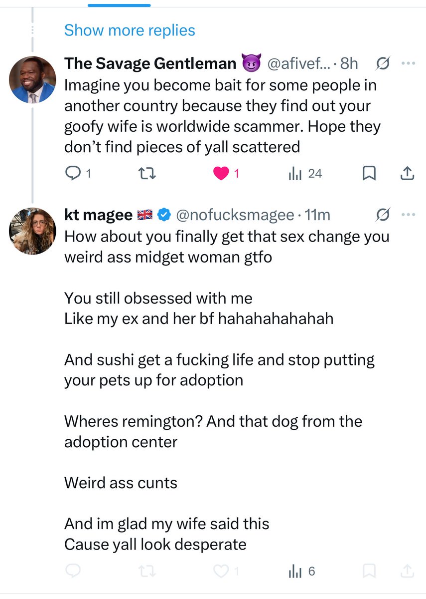 sushimooshi444's tweet photo. I post about you robbing and scamming people 

You invest time into my personal life 
We are not the same. 
Also- please stop projecting and transition already. Frenchie is trans. You’re still claiming you’re a woman https://t.co/Fxn8Gl0lO9