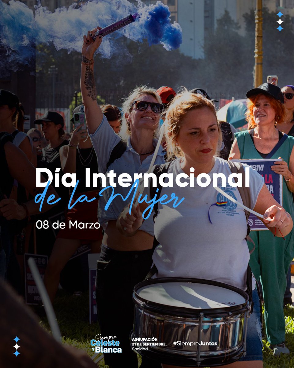 Reconocemos a cada compañera que construye, conduce y transforma nuestra organización 💪.
En la Lista Celeste y Blanca la paridad es un hecho: la mitad de nuestra lista está integrada por mujeres en espacios reales de decisión 👏.
La igualdad no se promete, se cumple