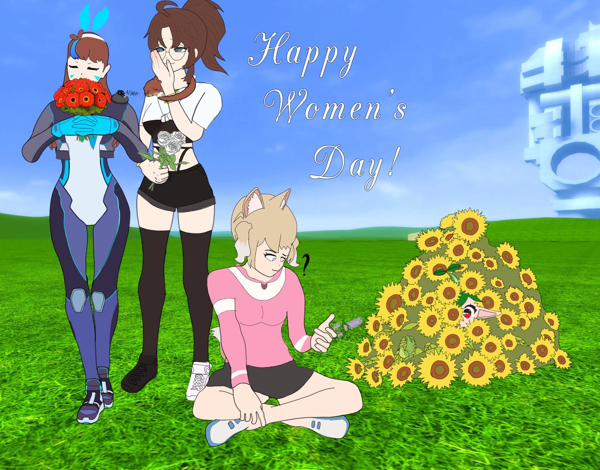 PAT1ENTO's tweet photo. Today I would like to sincerely congratulate all women on their holiday today. In particular, @Qyuwi_Ai, @LowRend, @YoshieHayashii and others girls in general. Happy holiday, dear ladies! https://t.co/Cfe8NzSTVz