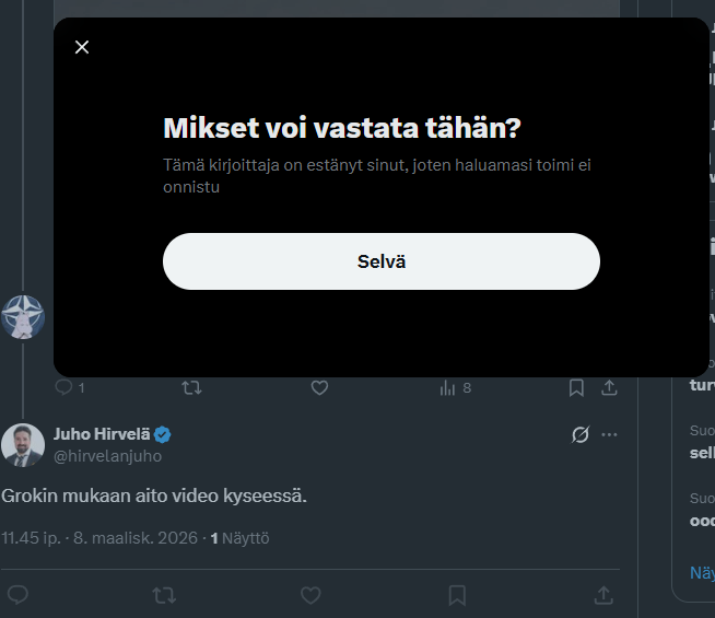Ja ryssällä välittömästi kuppi nurin.
<a href="/hirvelanjuho/">Juho Hirvelä</a>