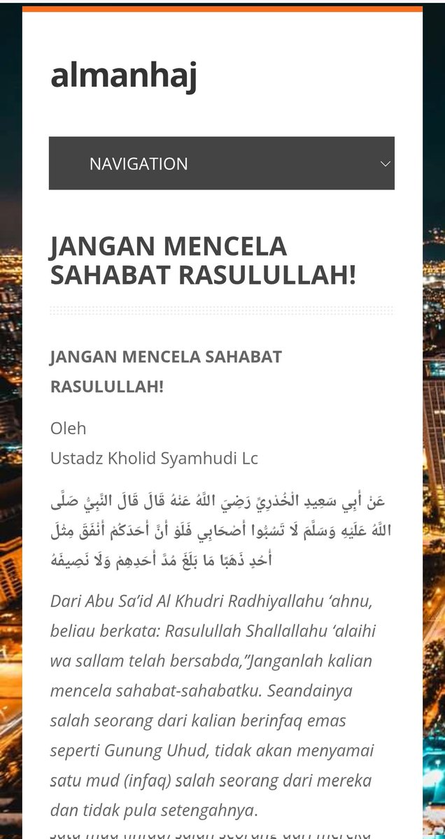 Just_Ab1's tweet image. Tahu tidak?

Sekedar mencela para Sahabat Nabi itu DOSA BESAR!

Apatah lagi mengkafirkannya seperti yg dilakukan #Syiah Rafidhah.❌

Dan sebagian manusia krn keawamannya &amp;amp; KEBODOHANNYA telah memaklumi perbuatan tsb.❌

Urgensi dakwah #sunnah di negri ini.

almanhaj.or.id/23617-jangan-m…