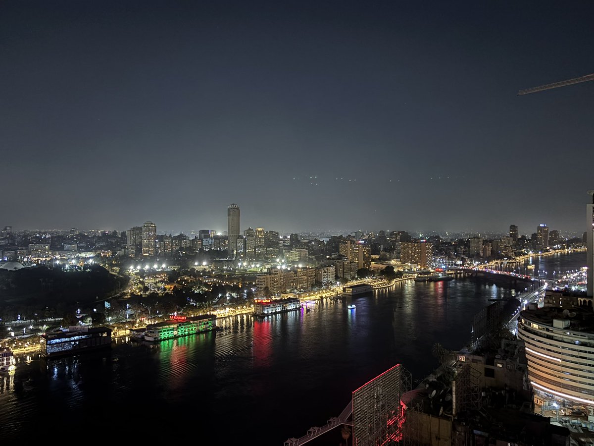 Surreal to be in Egypt. The first view of the Nile River.  Our adventure begins tomorrow 💕