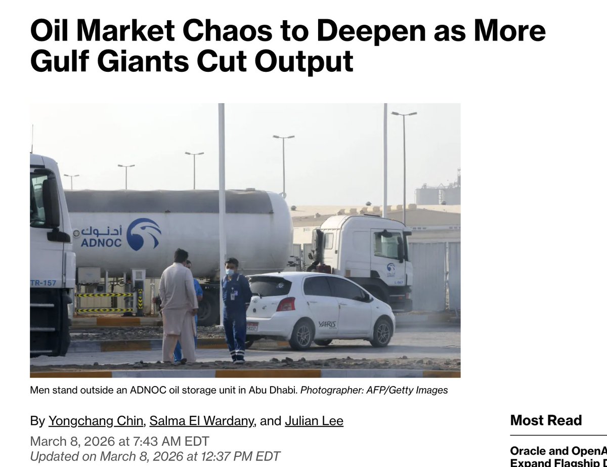 10min before crude futures markets reopen.