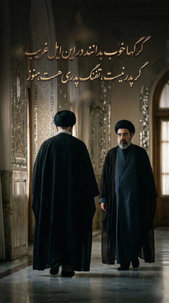 گرگ‌ها خوب بدانند در این ایل غریب
گر پدر نیست، تفنگ پدری هست هنوز
#خامنه_ای_دیگر