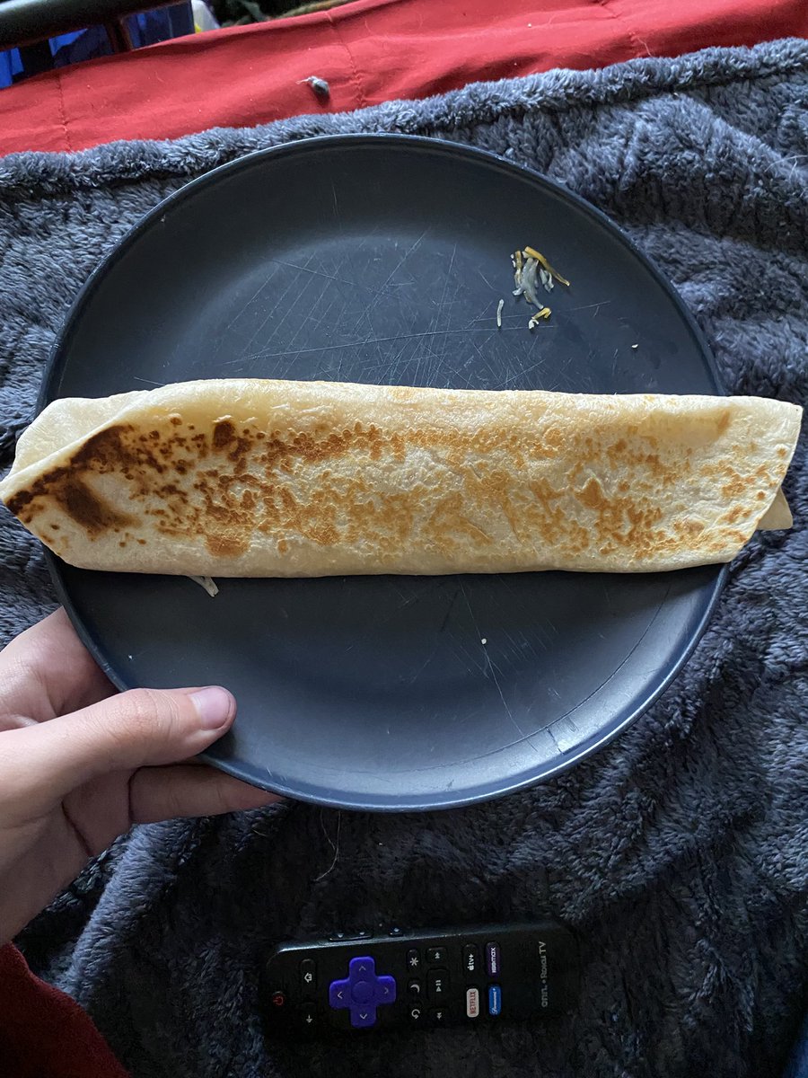 NeverLakeIt's tweet photo. everyones jealous my of big ass cheese roll up https://t.co/RNHv9lTpMy