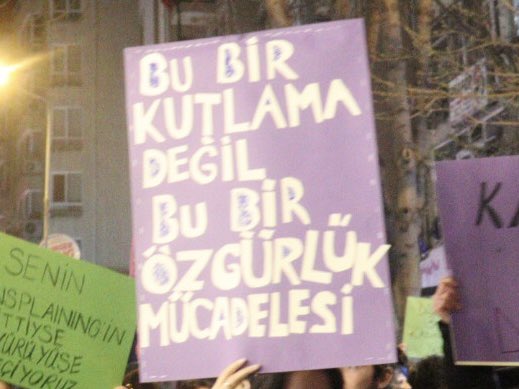 Bu bir kutlama değil bu bir özgürlük mücadelesi