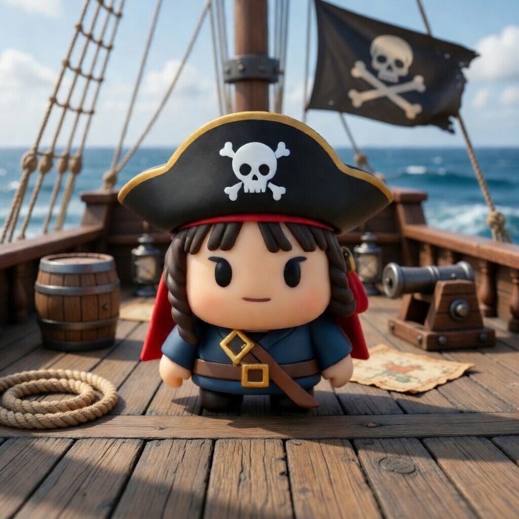 Microlegends1's tweet photo. The Micro Pirate Legend #microlegends   #Solana #pirate https://t.co/ohxTeCs0V9