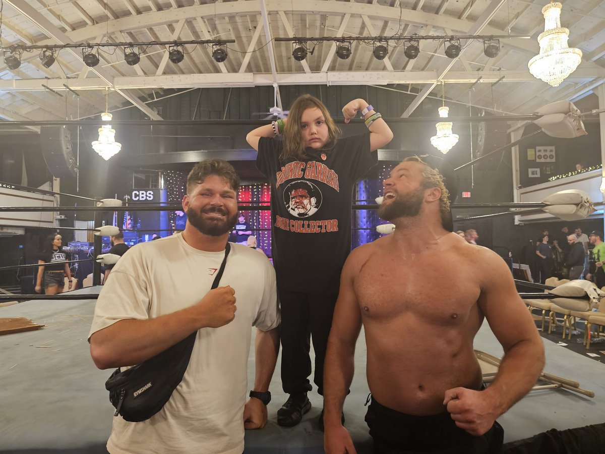 koller9999's tweet photo. This kid was on cloud 9 last night. He was so hyped up for the show. He books his own matches at home, he watches old footage and into all current stuff. TY to every1 at #GCWAlive last night for putting on an amazing show and creating memories that will last this kid a lifetime❤️ https://t.co/DiBOLaWqy4