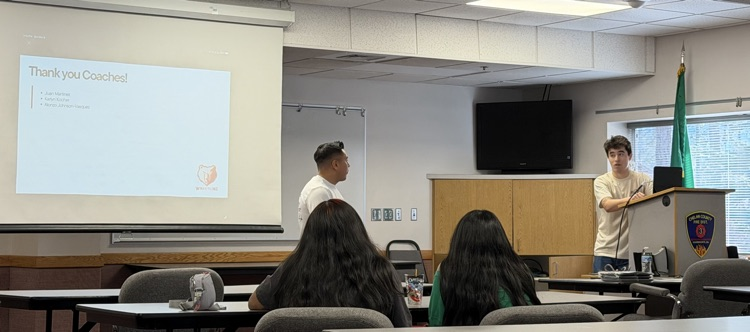 Thanks so much for Coach Martinez for his service to Cascade wrestling! He is expecting a baby &amp; will be going to grad school. We wish him the best!