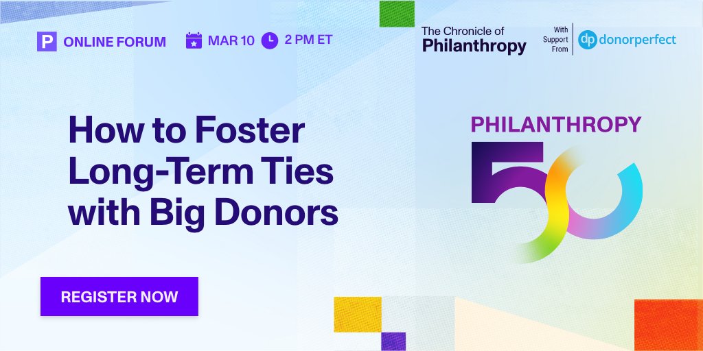 The Chronicle of Philanthropy tweet media