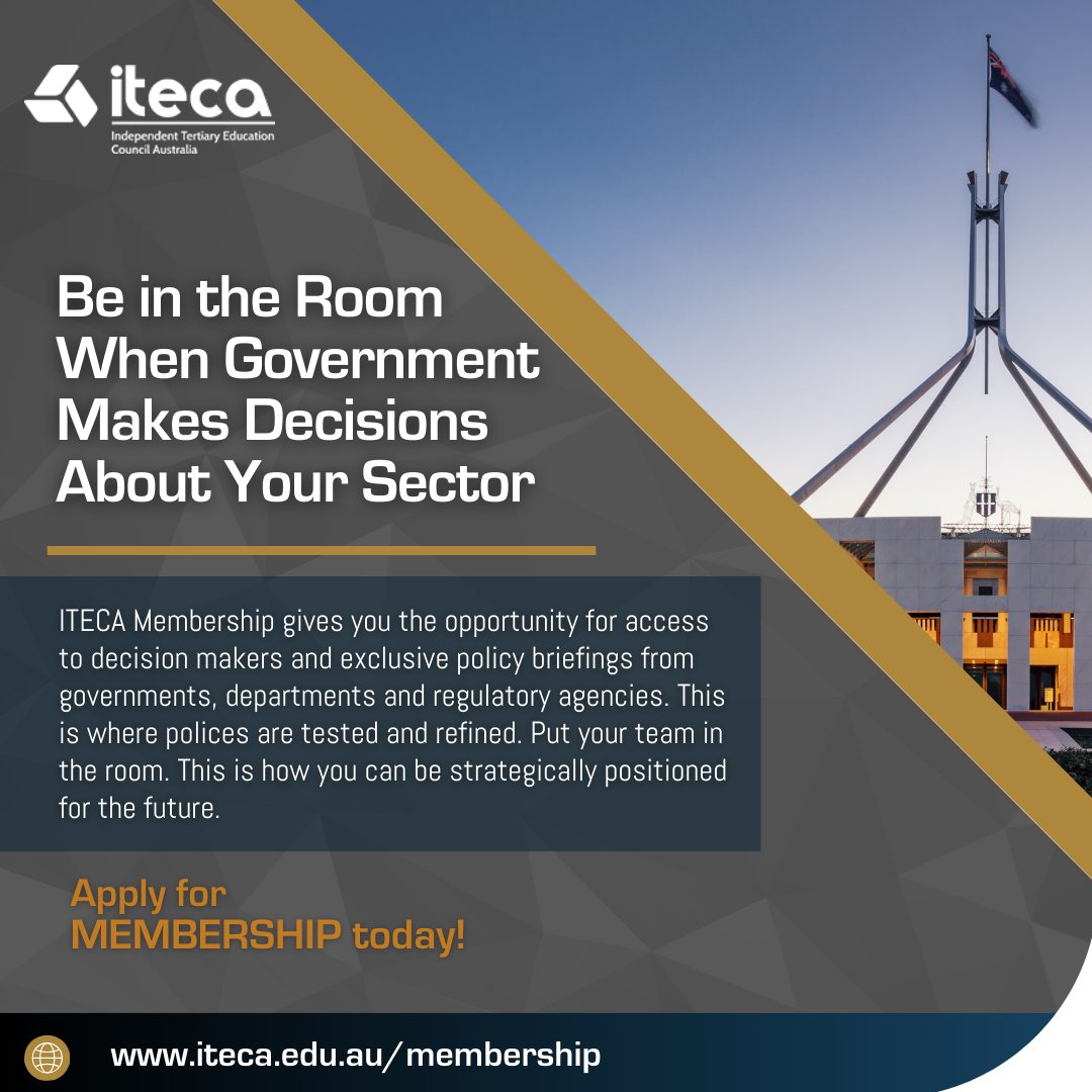 ITECA Independent Tertiary Education Council Aust. tweet media