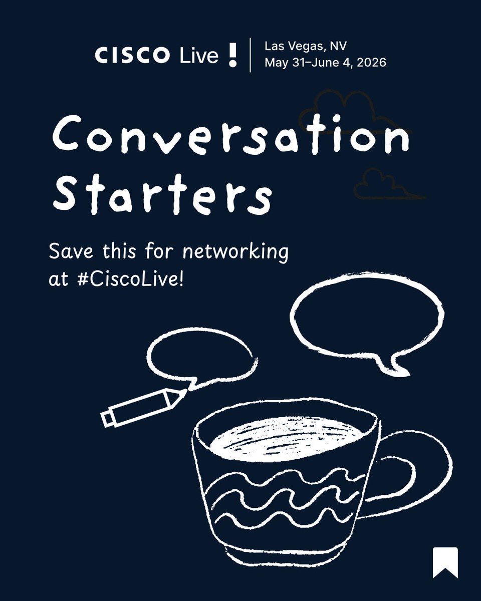 CiscoLive tweet media