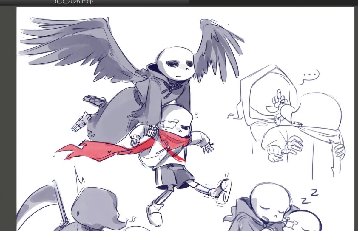 Bun_1333's tweet image. #afterdeath #undertaleAU