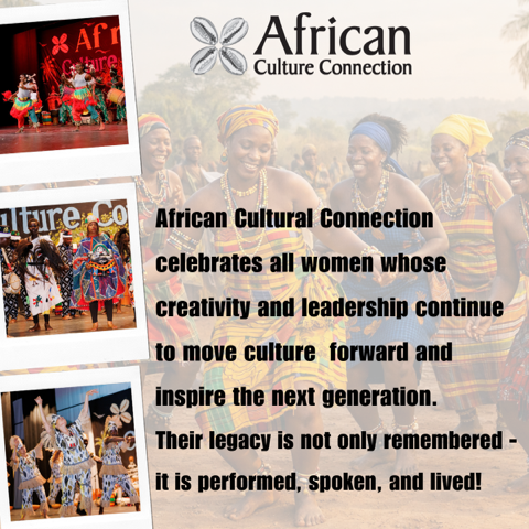 ACCNebraska's tweet photo. On International Women's Day, African Culture Connection  honors all women who keep culture alive through dance, rhythm, storytelling, and art. 
We celebrate their creativity, leadership, and enduring impact.
#InternationalWomen'sDay #AfricanCultureConnection #CulturalHeritage https://t.co/ZHrVEI06k3