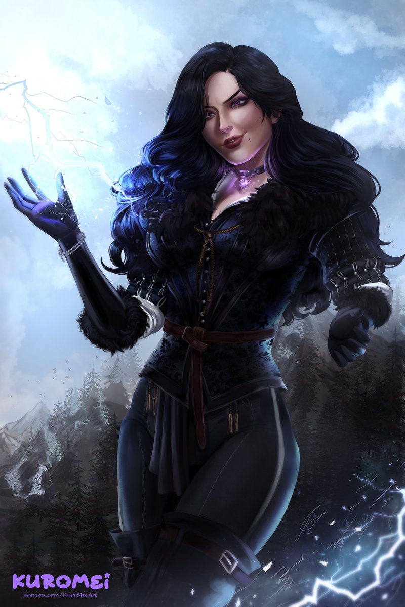 #yennefer  of Vengerberg! I really wanted to capture her power and elegance. 💜
<a href="/CDPROJEKTRED/">CD PROJEKT RED</a> <a href="/thewitcher/">The Witcher</a> #thewitcherfanart