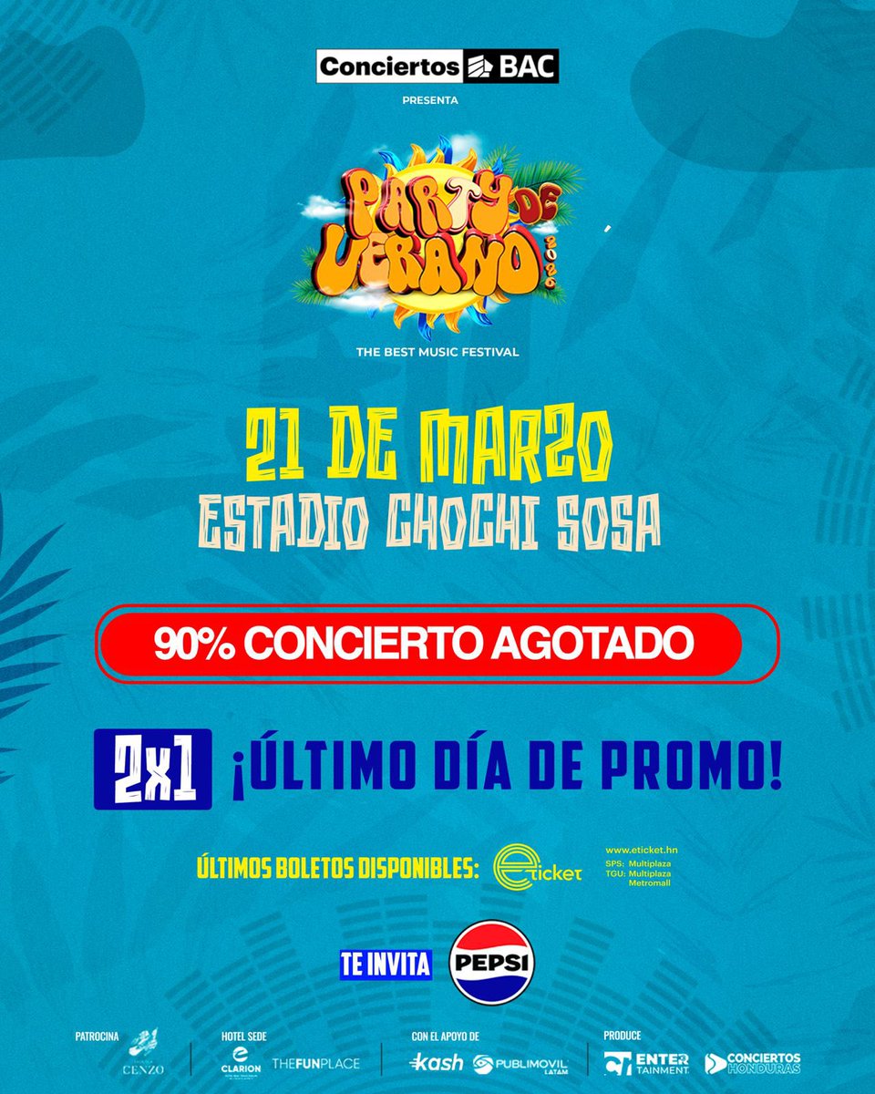 RevistaZT's tweet photo. Hoy es EL ÚLTIMO DÍA DEL 2X1.

⚠️ El festival urbano más grande del año está a punto de agotarse.

🎤 15 artistas en un solo escenario:
Ryan Castro · Jowell &amp; Randy · Kapo · Dalex · Nio García
Demphra · Fresh Bodden · Juan Freer · https://t.co/6o0DKJpMxi