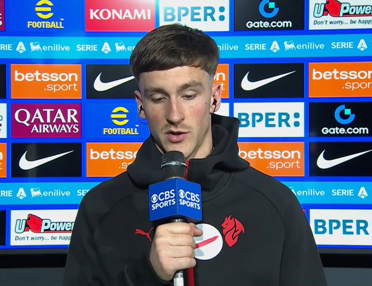 MilanCentel's tweet photo. 🎙️🔴⚫️ | Alexis Saelemaekers reacts to Milan win against Inter in the derby.

“It was a fantastic win. My role? Before the game we talked a bit about Dimarco.”

“But we realized that he doesn’t perform against top clubs so he was no longer a concern to us.” https://t.co/iVot3UoCiy