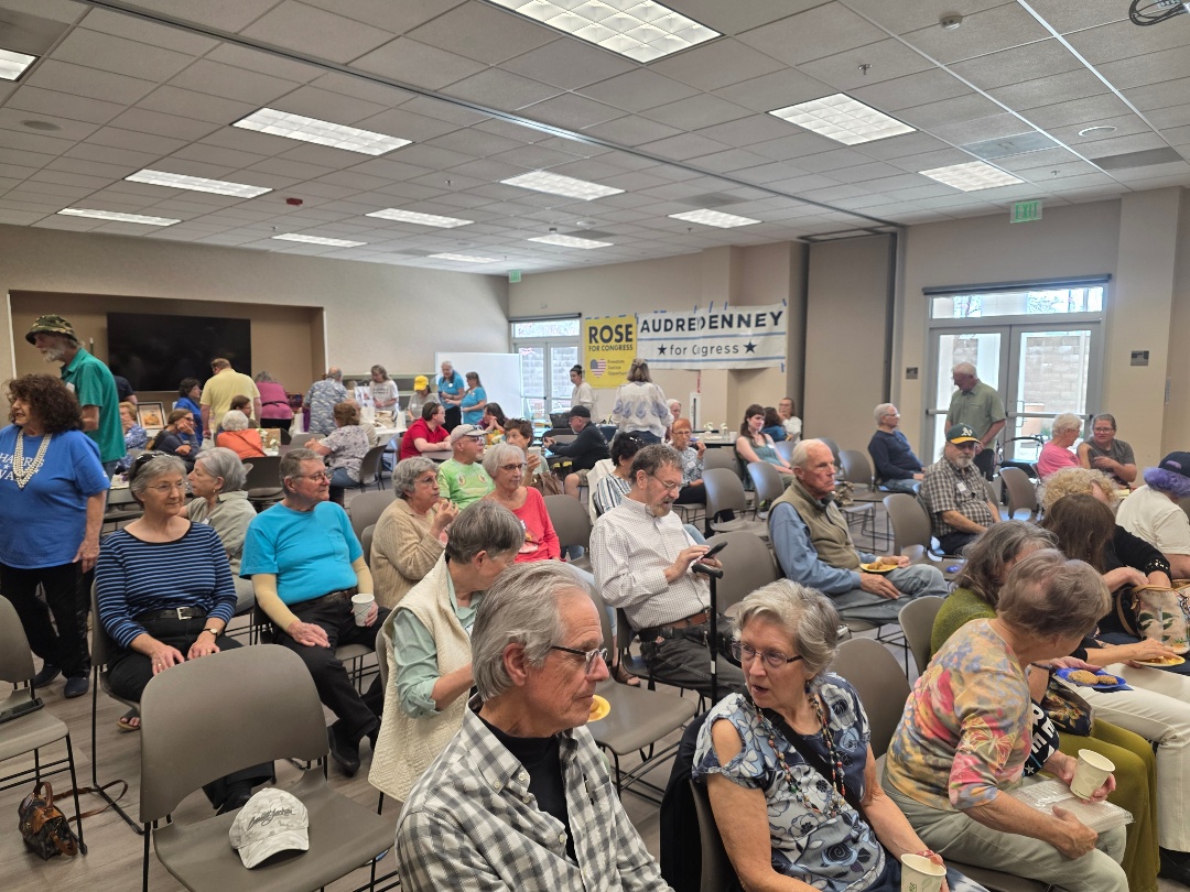 RosePenelopeYee's tweet photo. Great turnout today at the Redding Library for our International Women’s Day event.

I was honored to share the stage with Audrey Denney and hear from so many neighbors. 

The only way forward is working together to build a future that puts people first. 

#PickRose #CA02 https://t.co/gDe7fuA4DE