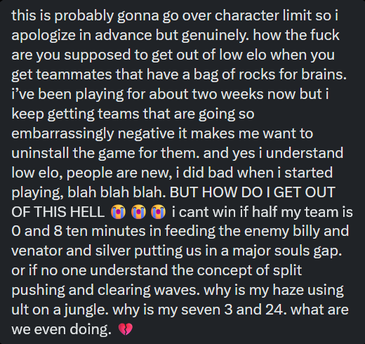 Deadlock Anonymous tweet media