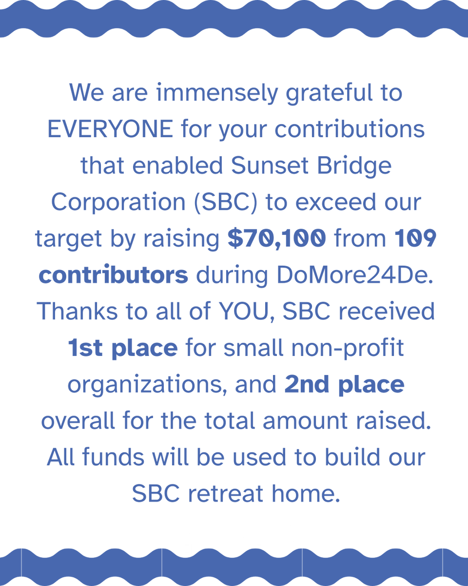 Sunset Bridge Corporation tweet media