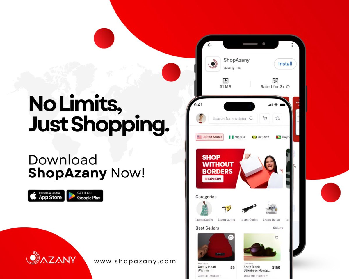shopazany's tweet image. Stop searching. Start finding. 🔥
ShopAzany = thousands of products + global sellers + zero limits.
Download the app NOW 👇
🔗 shopazany
#ShopAzany #NoLimitsJustShopping #GlobalShopping