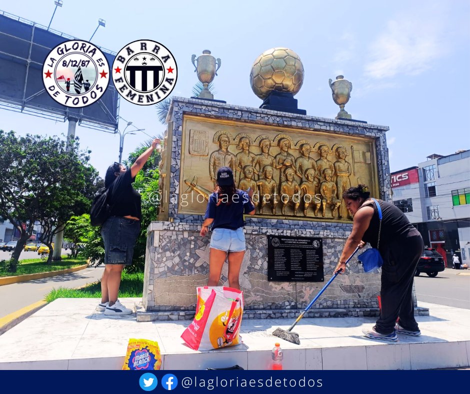 lagloriadetodos's tweet photo. 📅𝟬𝟴 𝗗𝗘 𝐌𝐀𝐑𝐙𝐎 - 𝐁𝐀𝐑𝐑𝐀 𝐅𝐄𝐌𝐄𝐍𝐈𝐍𝐀
Agradecemos el compromiso del grupo por hacerse cargo del mantenimiento de nuestro Monumento en pintado y limpieza.
¡A seguir cuidándolo!
#LaGloriaEsDeTodos

@ClubALoficial @ComandoSvr1986 https://t.co/YJCvJ5hSxt