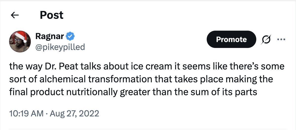 >Harvard cant figure out why ice cream eaters are healthier

It's called alchemical transmutation