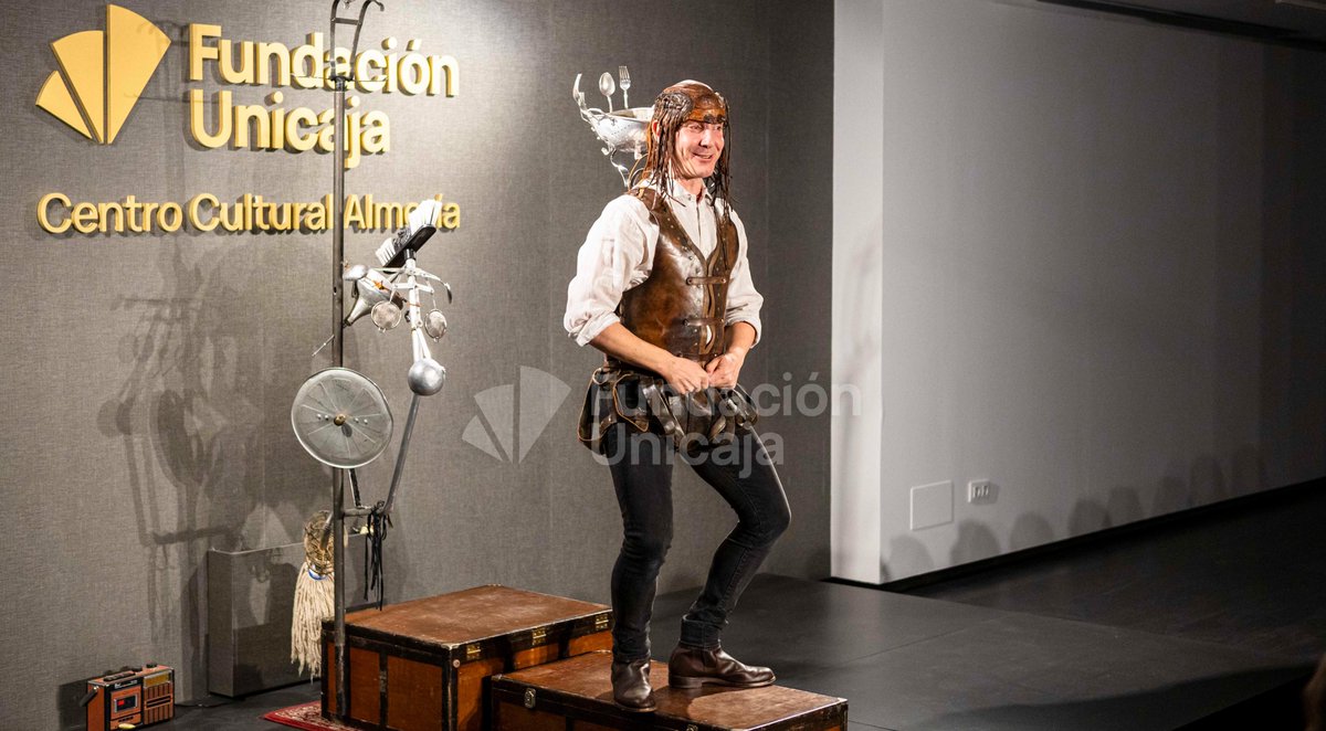 FundUnicaja's tweet photo. 🎭El Quijote de Cervantes recala en el #CentroCultural FundaciónUnicajaAlmería 

👉Recorremos la historia del ingenioso hidalgo de la Mancha de la mano de la compañía teatral La Pica Lagarto.

📆 Próxima parada19 de marzo en Cádiz / 20 de marzo en Sevilla

📸 @chemaartero https://t.co/sX1N9N9V1i