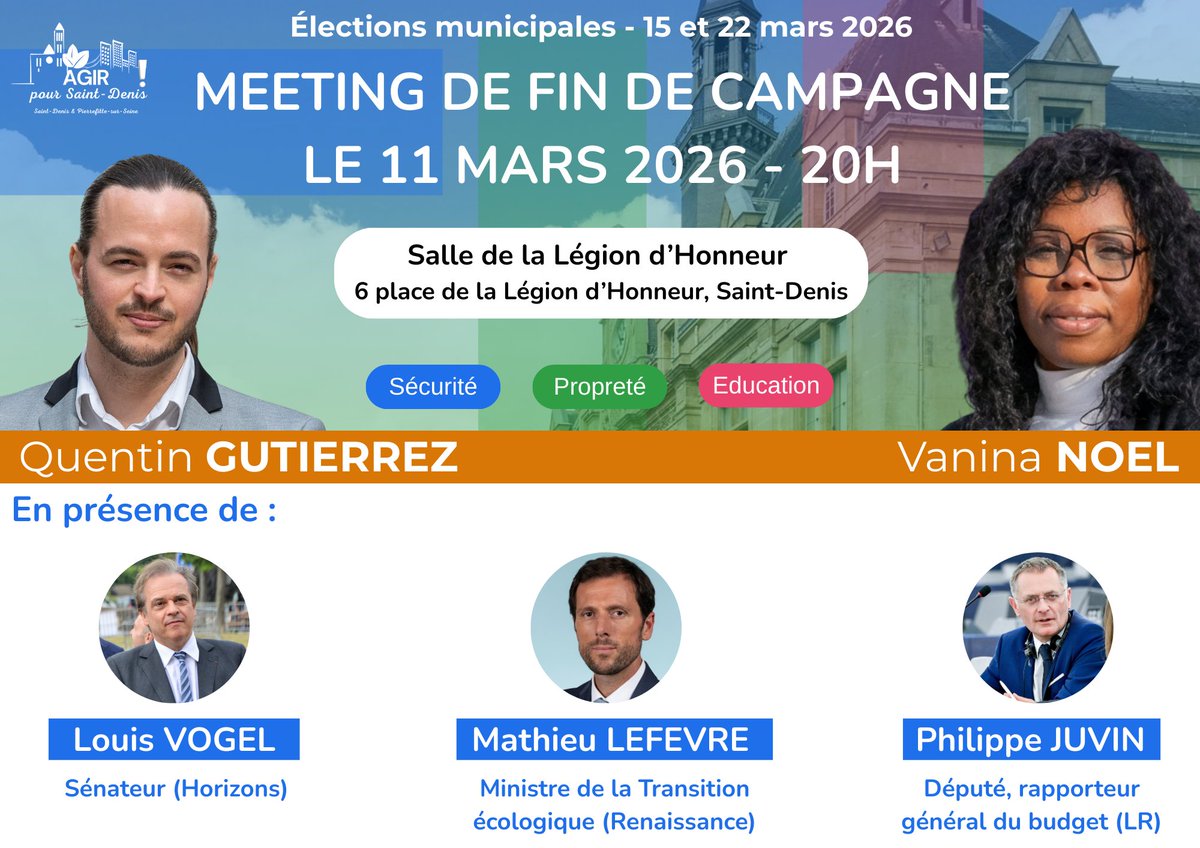 #municipales2026 #meeting
#saintdenis #saintdenis93 #pierrefittesurseine