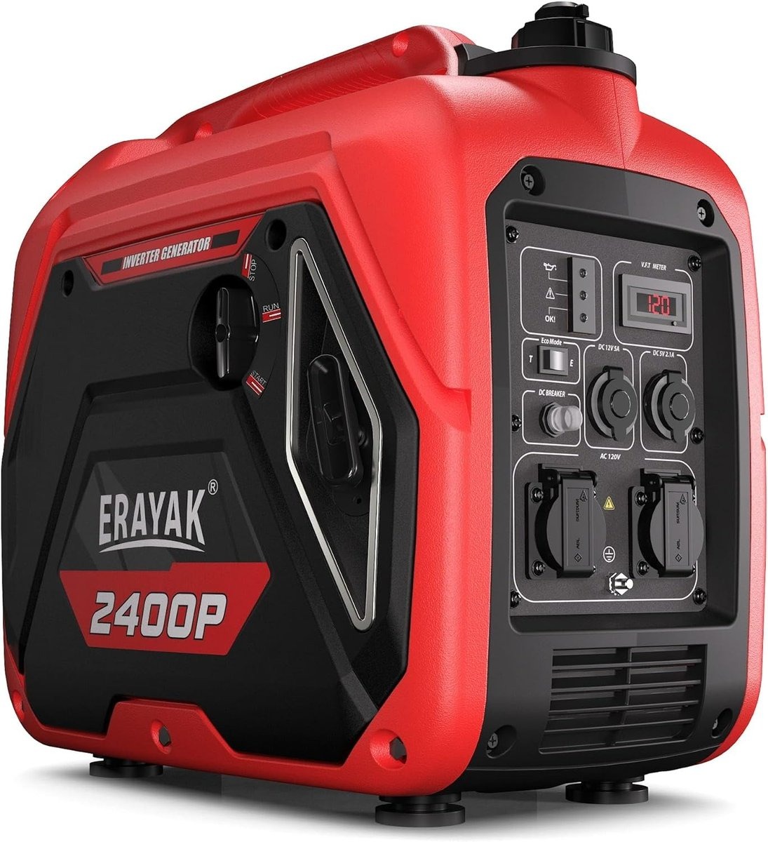 Mrgunsngear's tweet image. Erayak 2400 watt lightweight (42lbs) inverter generator for $304 shipped currently here: mrgunsngear.org/4s5wfyO 

I have one of these; 0 issues with it to date 🔋

Cheapest I've seen it 🚬

#HurricaneSeason #PowerOutage #ready
